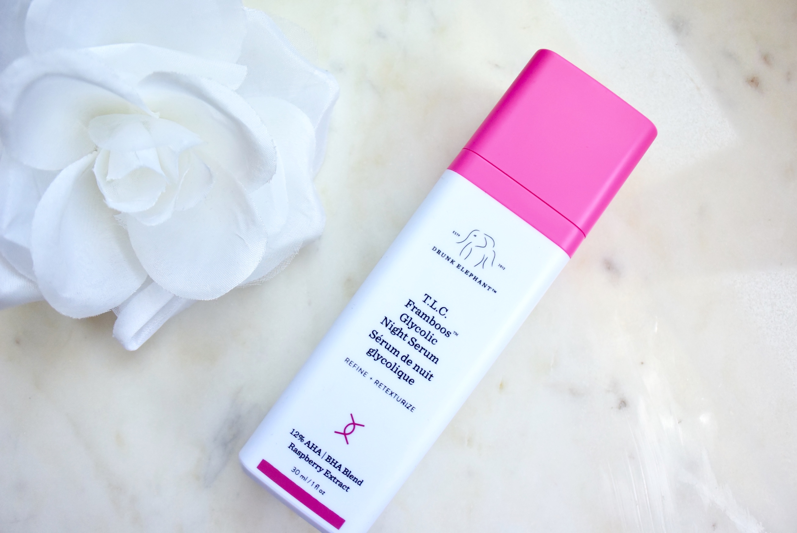 framboos glycolic night serum