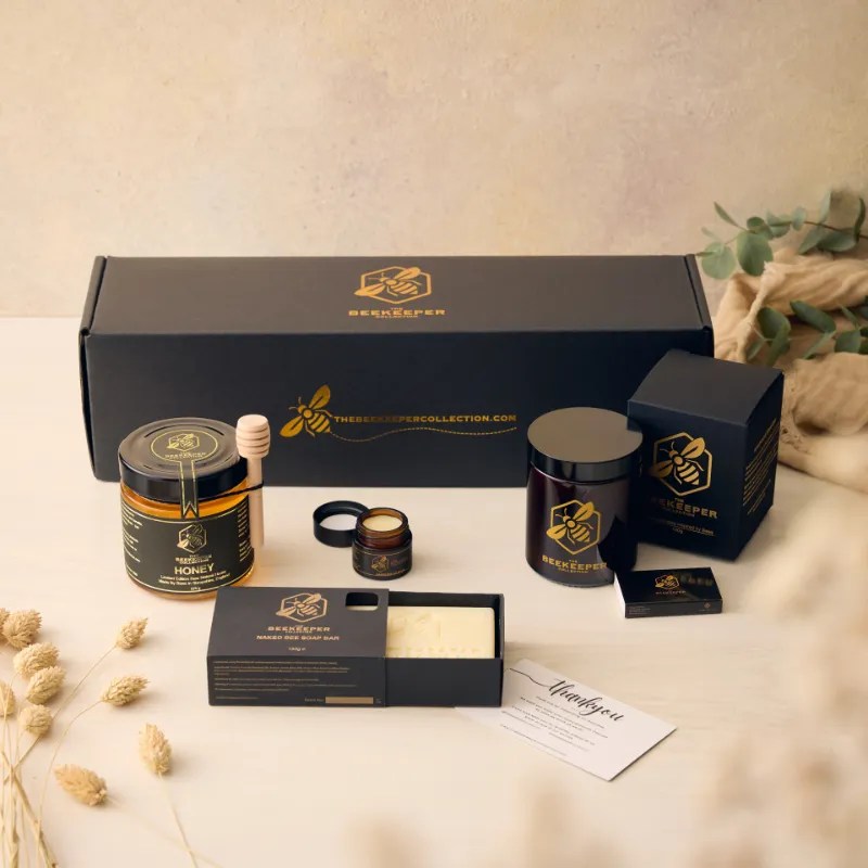 Gift Box 3- Bee Happy Bundle unpacked
