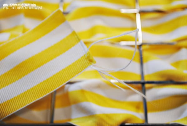 Weaved Ribbon Basket Tutorial
