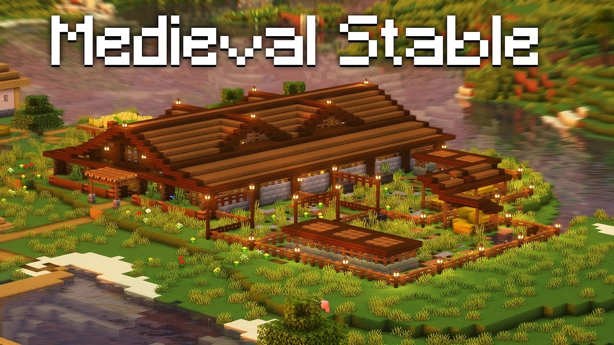 10+ best horse stable designs in minecraft