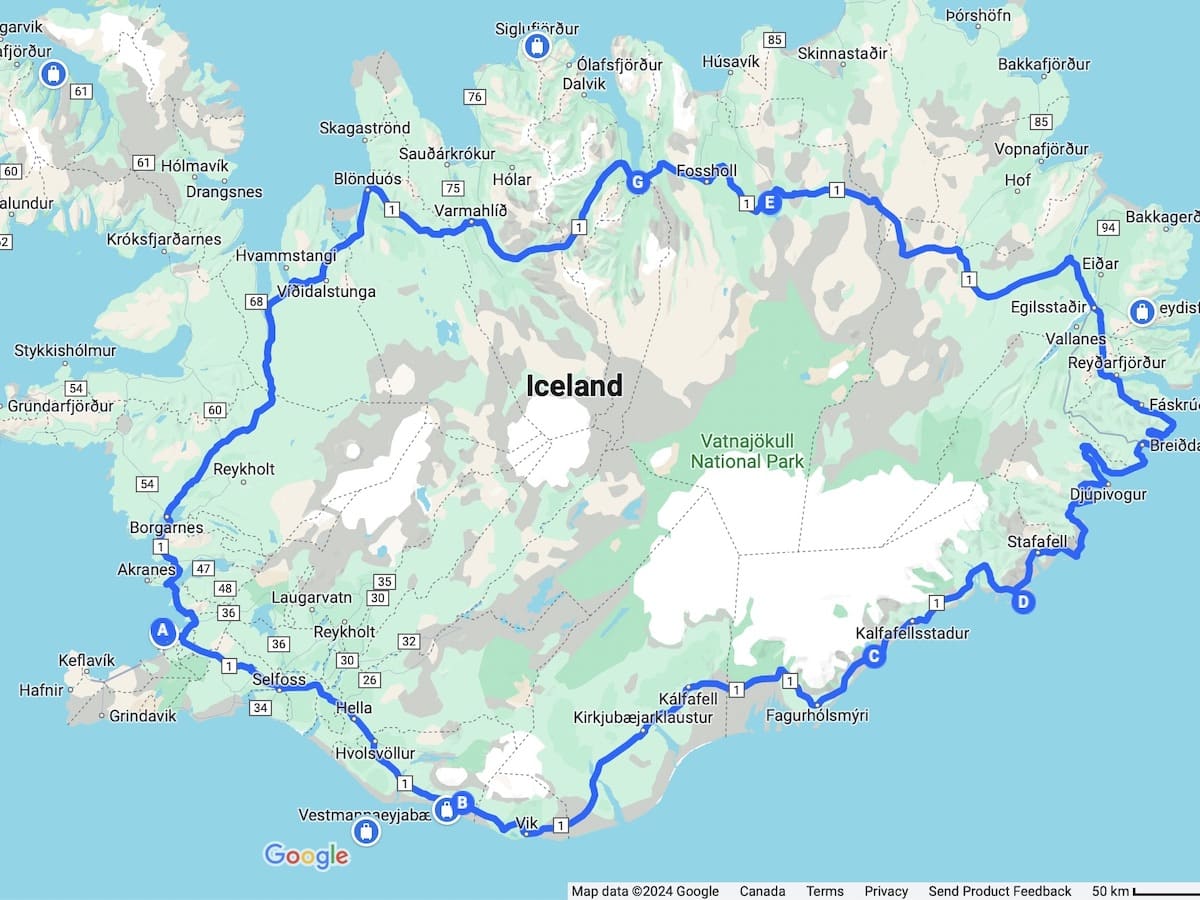 Driving The Ring Road Iceland 2026 Complete Guide Itinerary Iceland Ring Road Drive Map 