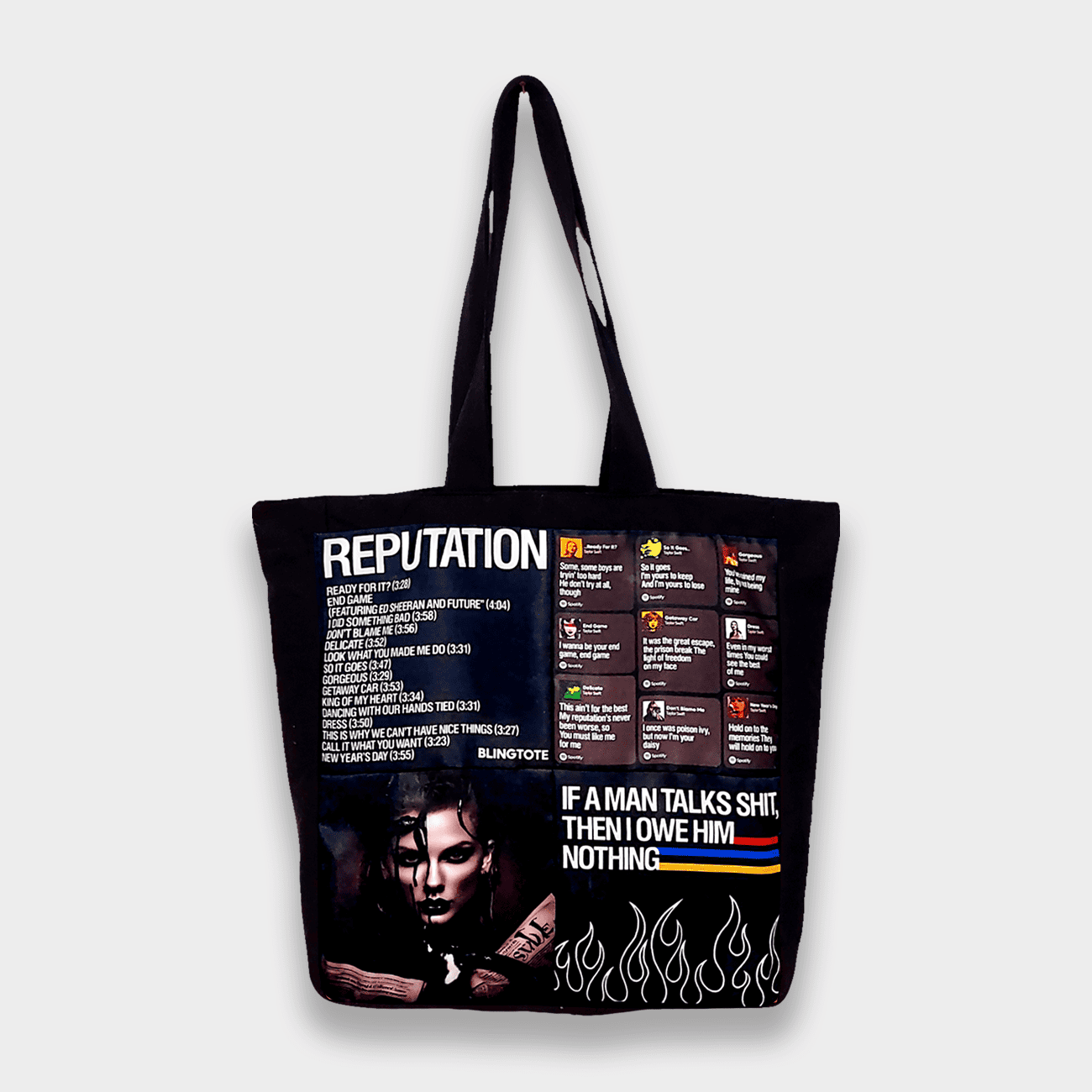 Reputation - Taylor Swift Patch Totebag