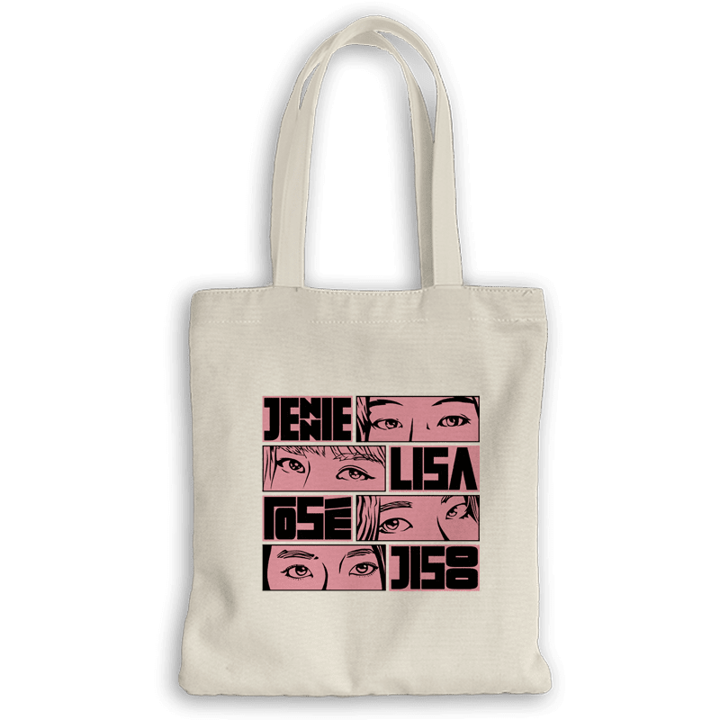 Black And Pink Standard Totebag