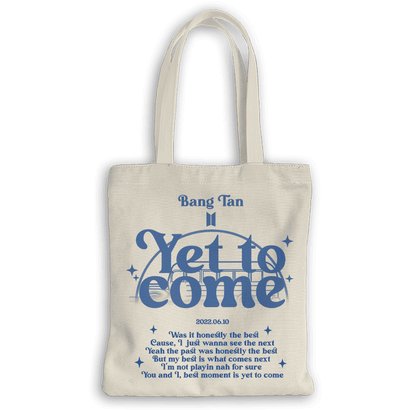 BTS-Yet to come Standard Tote bag
