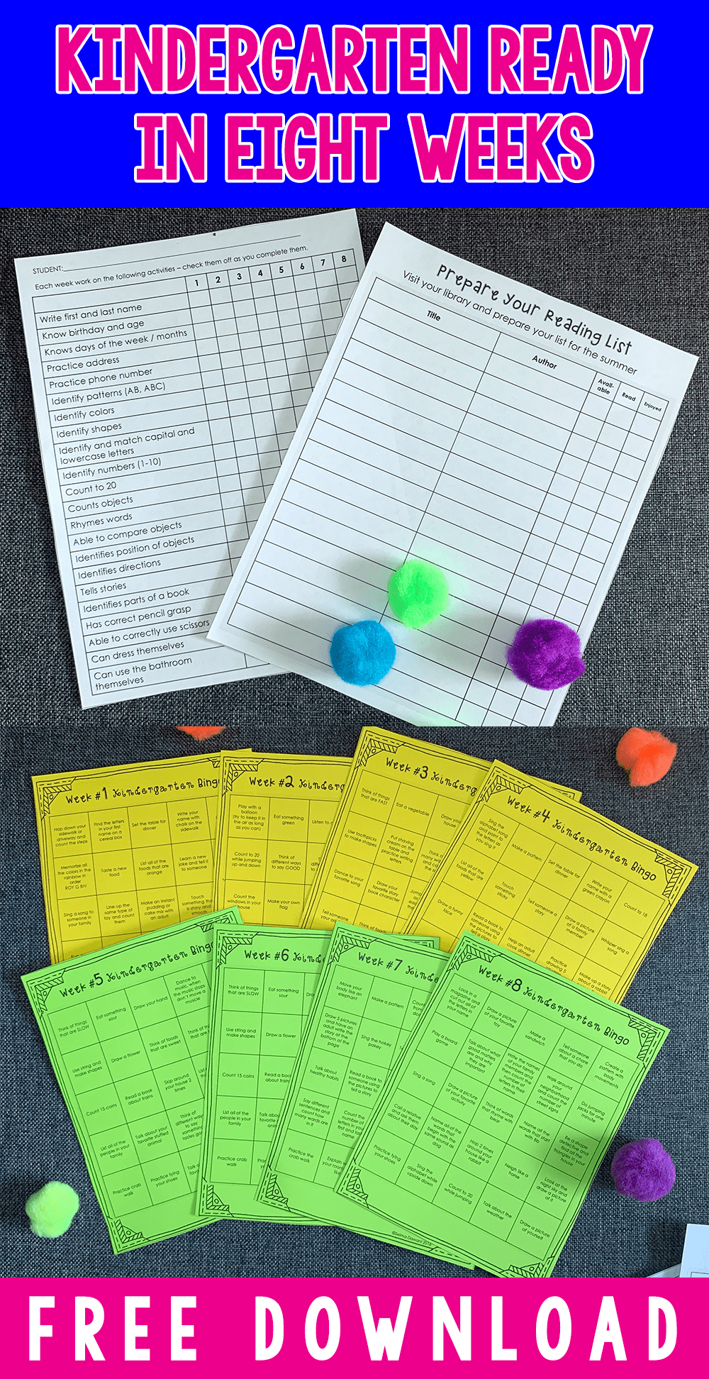 free worksheets for kindergarten readiness the blue brain teacher engaging resources for elementary teachers