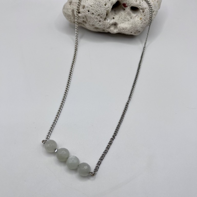 Moonstone Silver Necklace