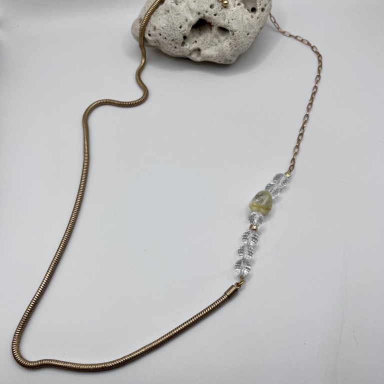 Citrine Gold Necklace