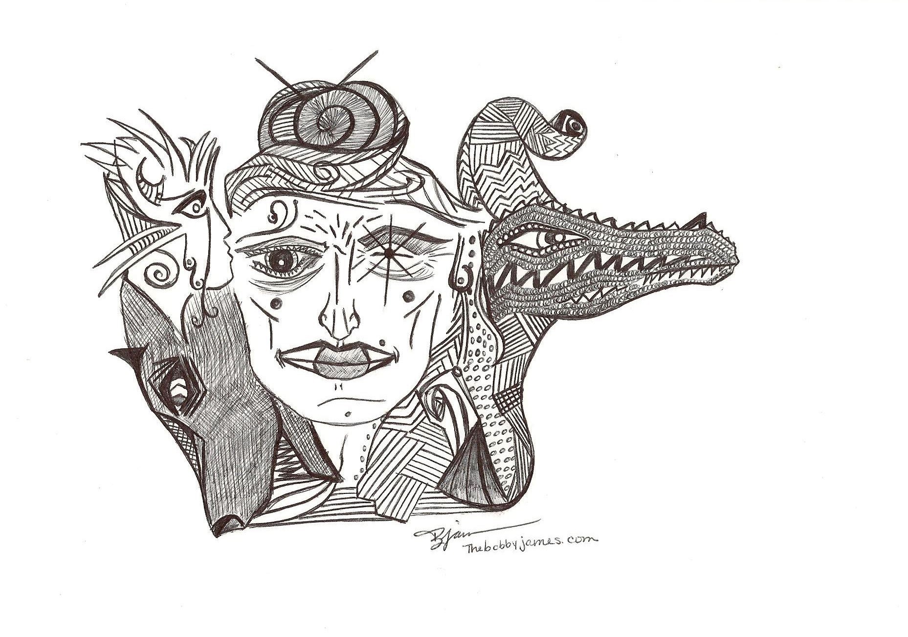 Anger. (c) 2015. Bobby James.