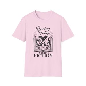 "Leaving Reality Entering Fiction" Unisex Design Softstyle T-Shirt - Perfect for Book Lovers, Readers, and Fantasy Fans, Ideal [...]