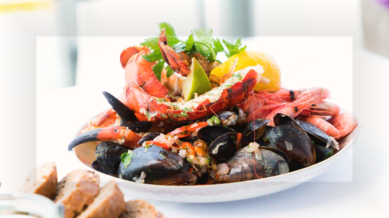 Seafood platter editorial image for Neptune Oyster Boston North End feature
