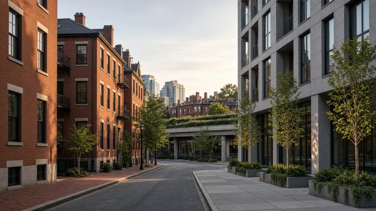 Featured image for North End Cross Street Gateway Split Over Modern Design