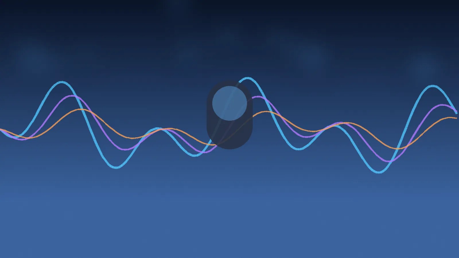 Abstract sound-wave curves around a microphone capsule illustrating Modulate $25M voice AI deepfake detection