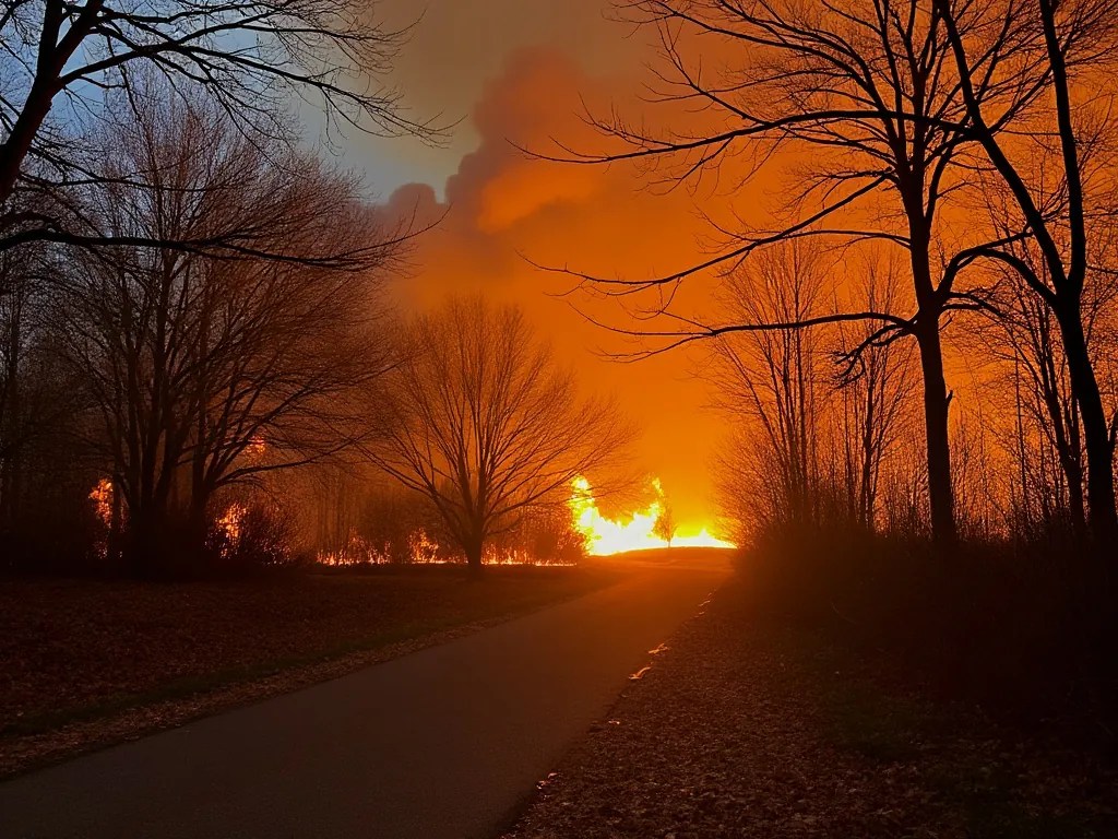 Featured image for Salem, MA, Faces Unprecedented Halloween Brush Fires Amid Dry Spell