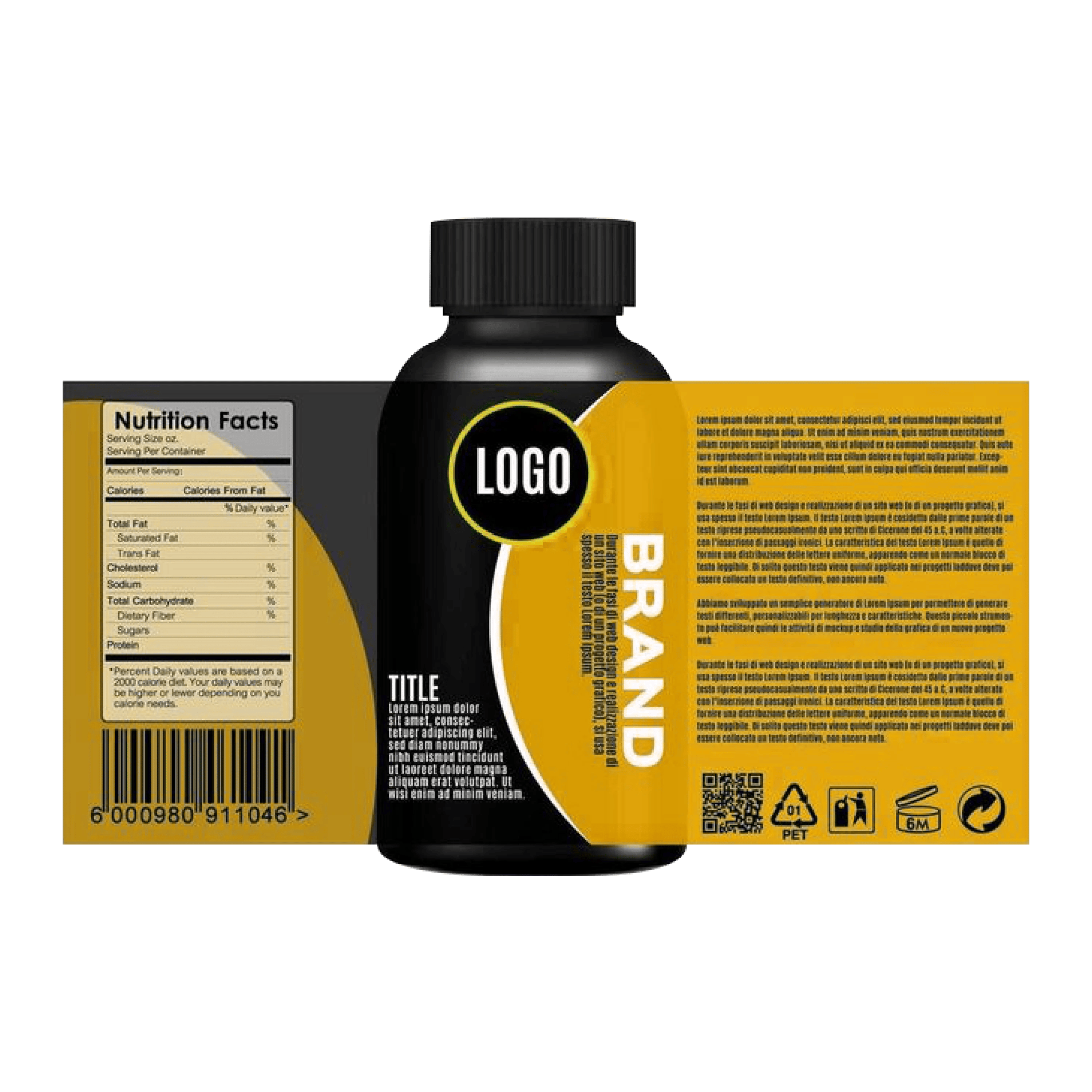 Custom packaging labels