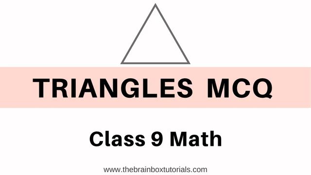 Class 9 Triangles Mcq Assignment Pdf Triangle Euclidean Geometry - Perfect Space Background - Desktop