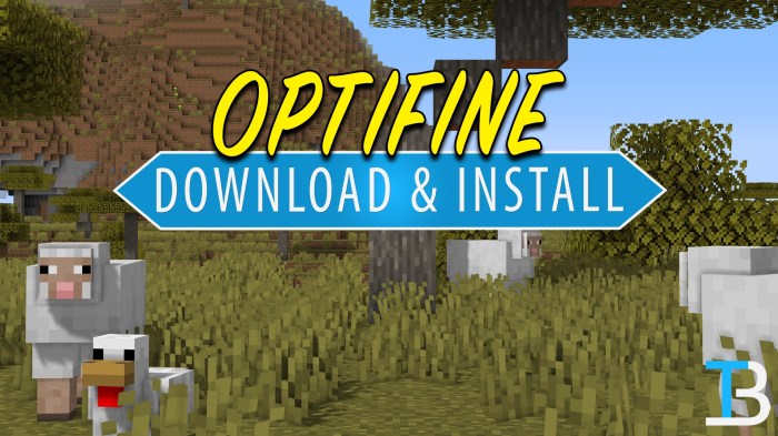 Optifine must download and start minecraft