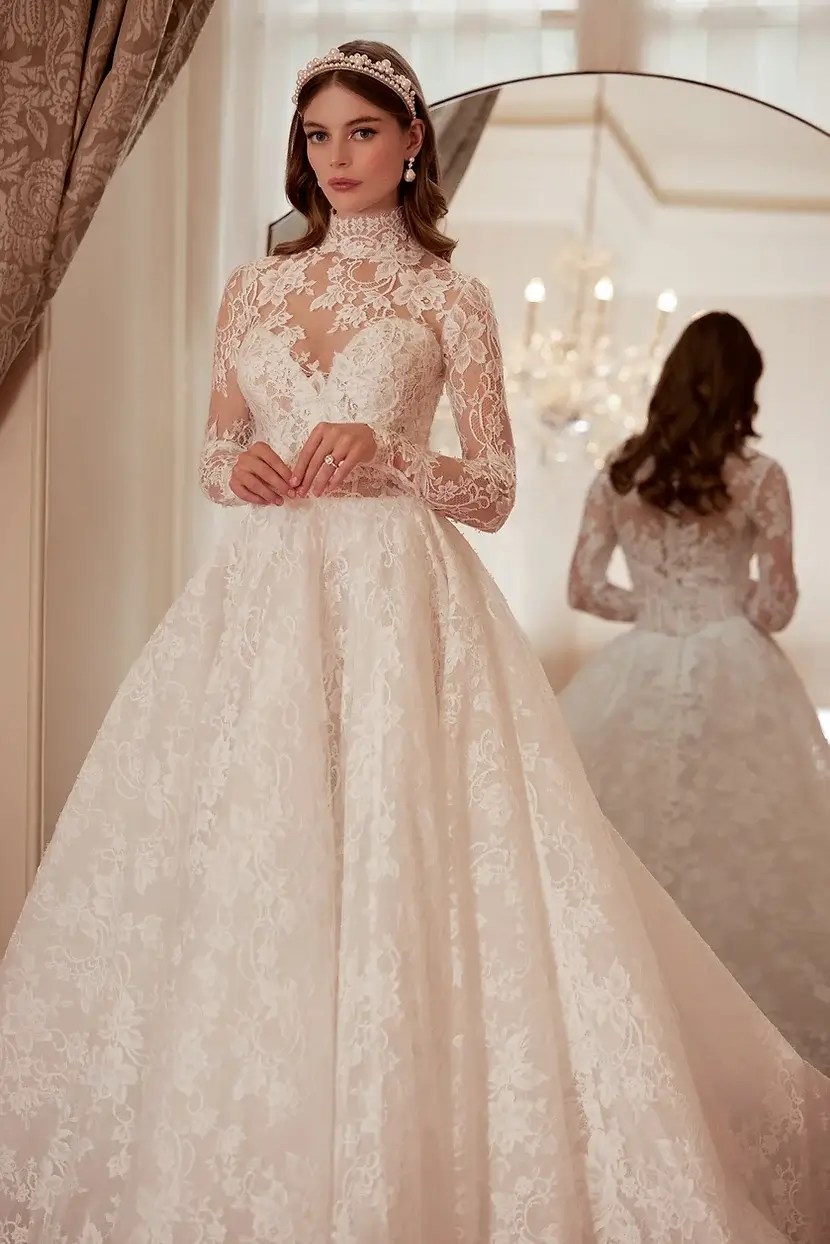 Bridgerton-inspired wedding gowns