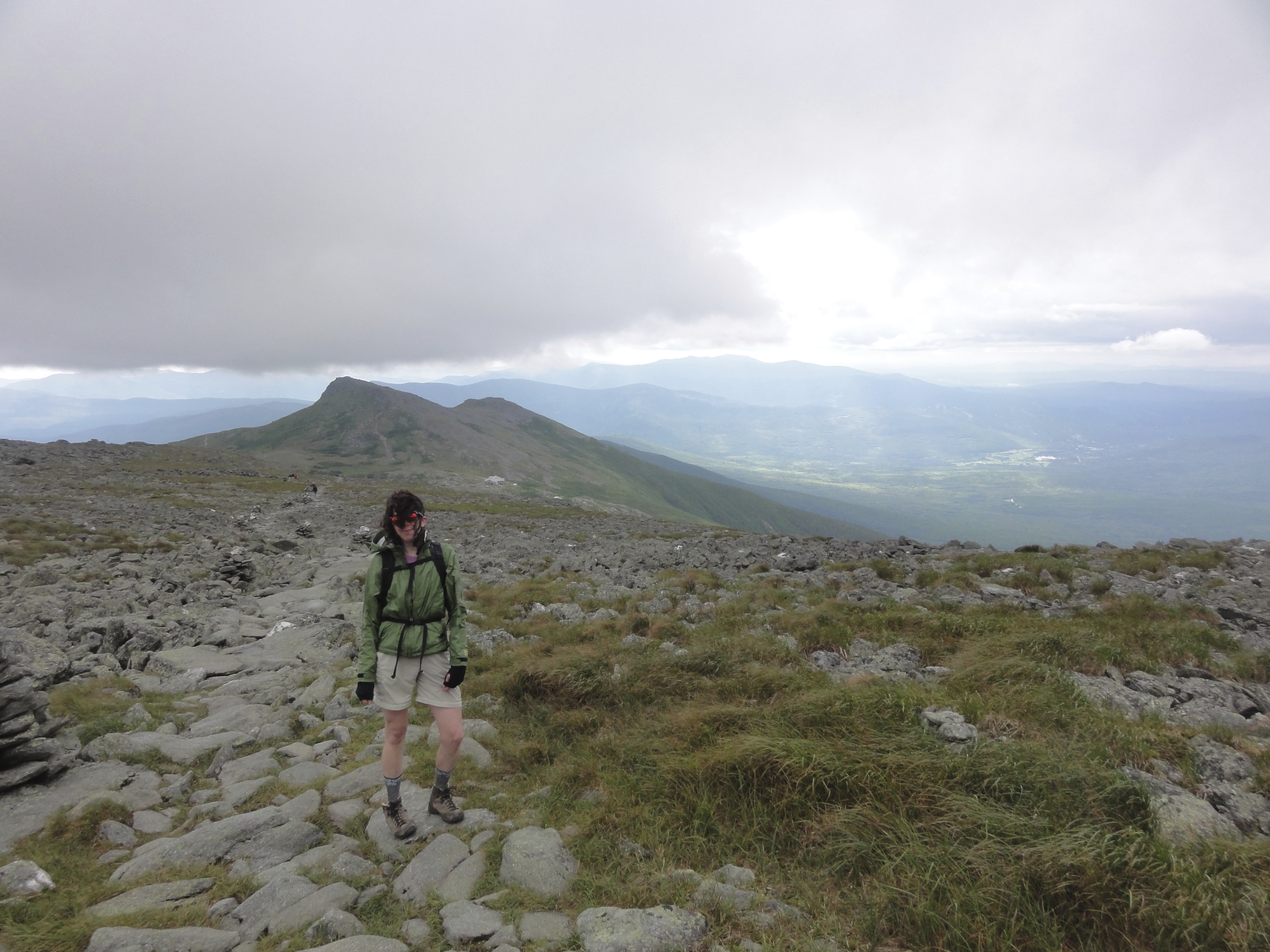 S with Mount Monroe in the background.