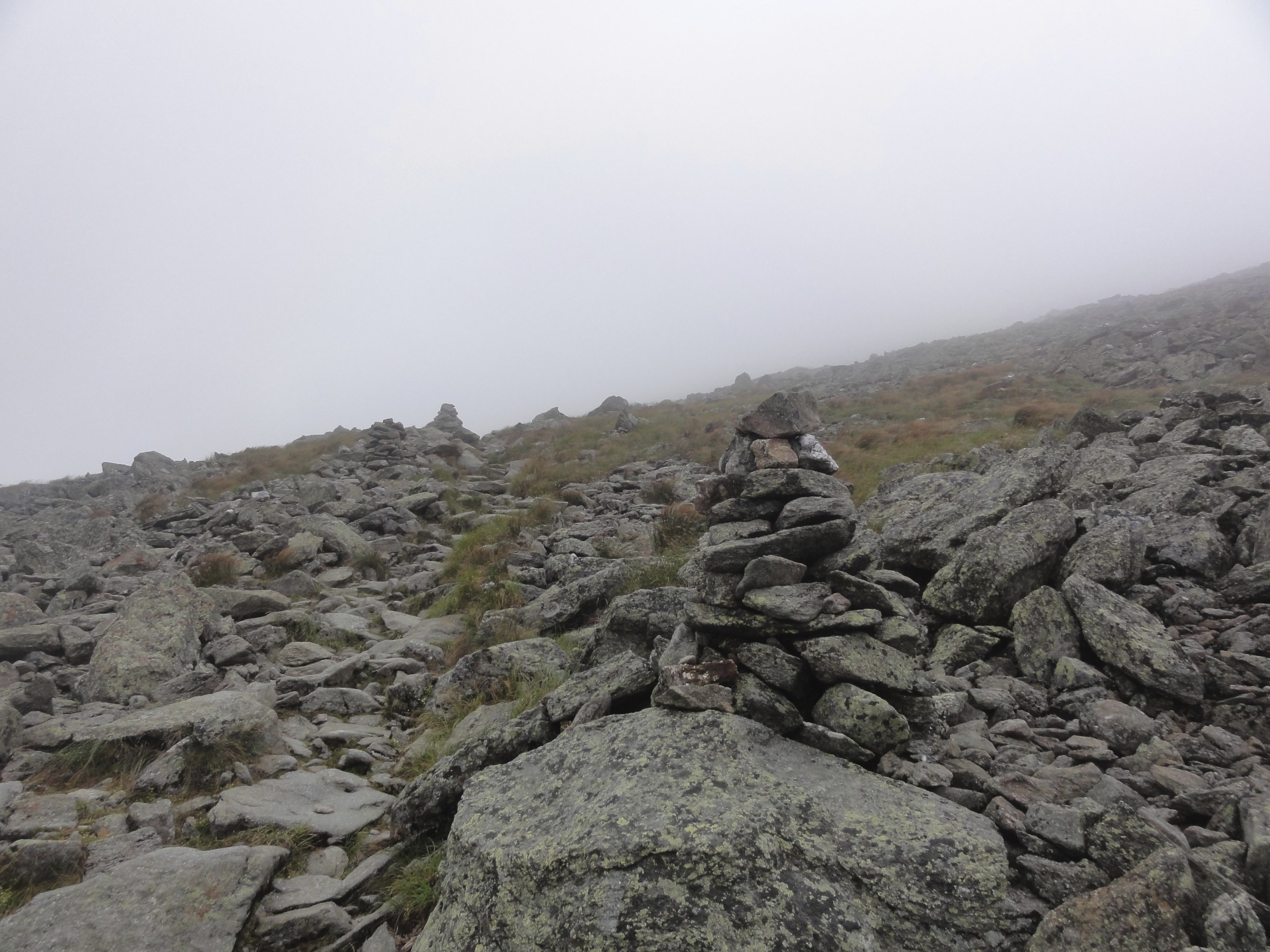 Look at all these silly cairns!