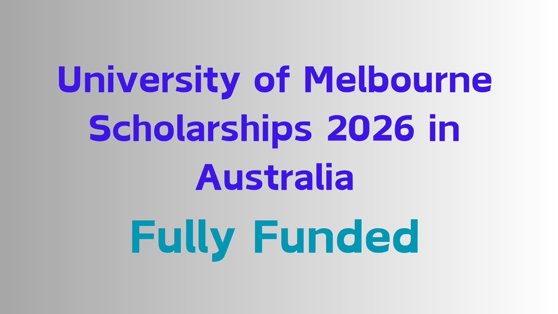 University Of Melbourne 2026 In Australia Fully Funded Thamnails 29 1 