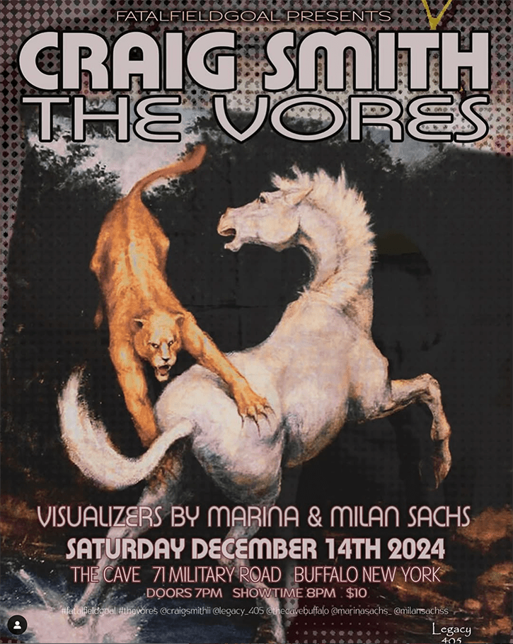 Upcoming: Craig Smith and Dave Copenhaver at The Cave, with the Vores