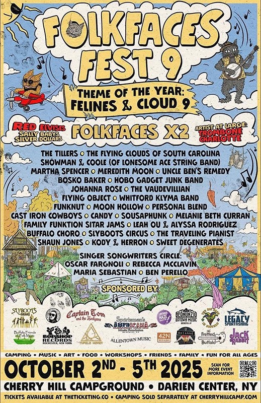 Folkfaces Fest: Felines, Cloud 9 and music