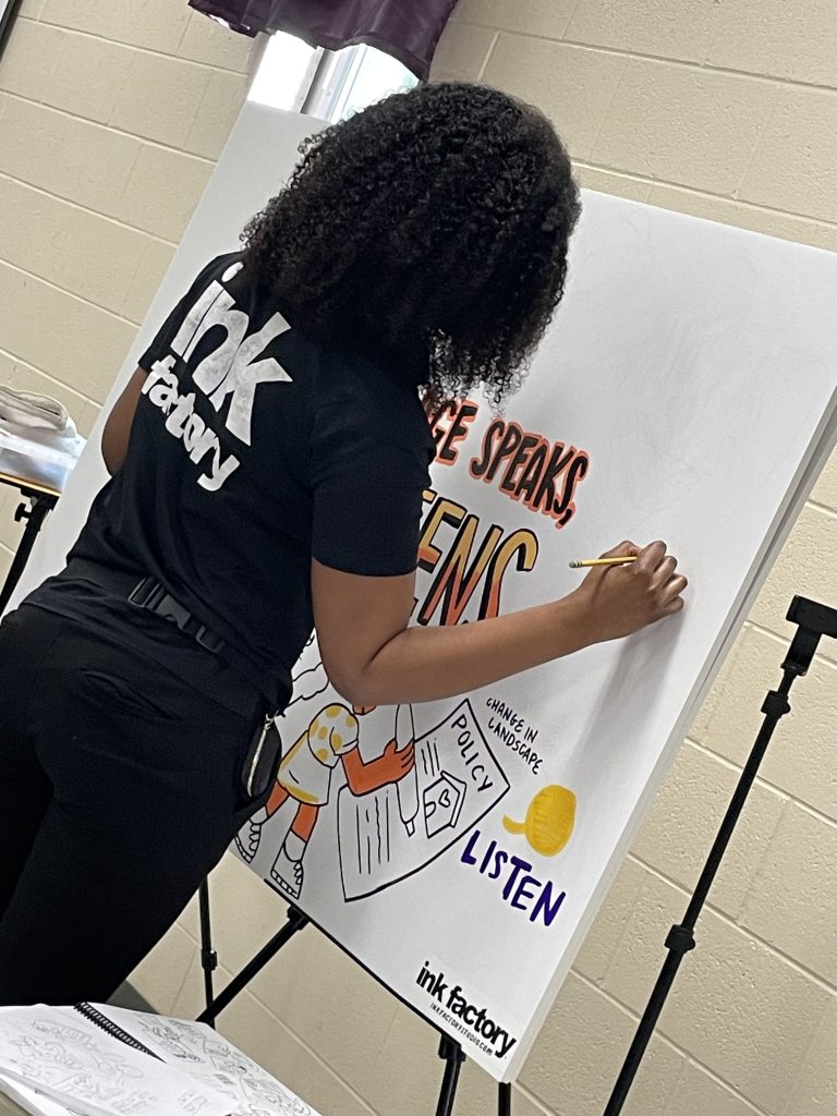 Image Shows Participants of The Francis Burns Freedom School