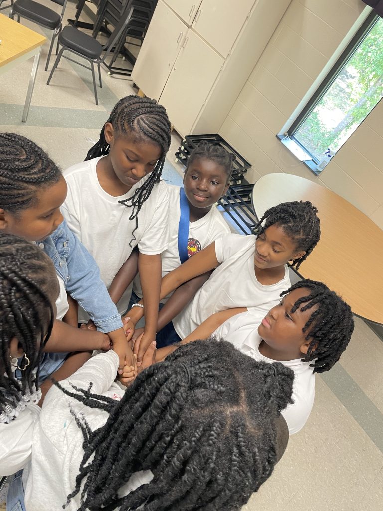 Image Shows Participants of The Francis Burns Freedom School