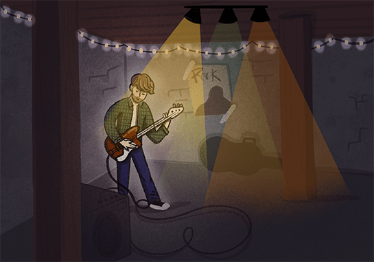 The hidden band in the record store