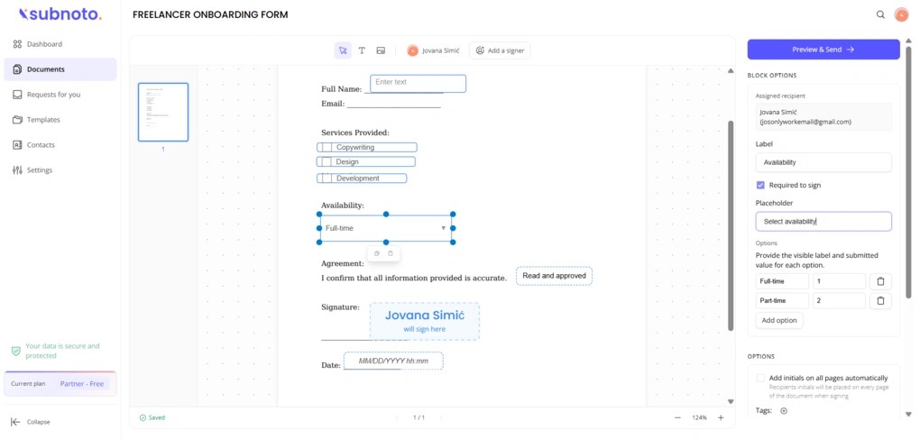 subnoto document editor