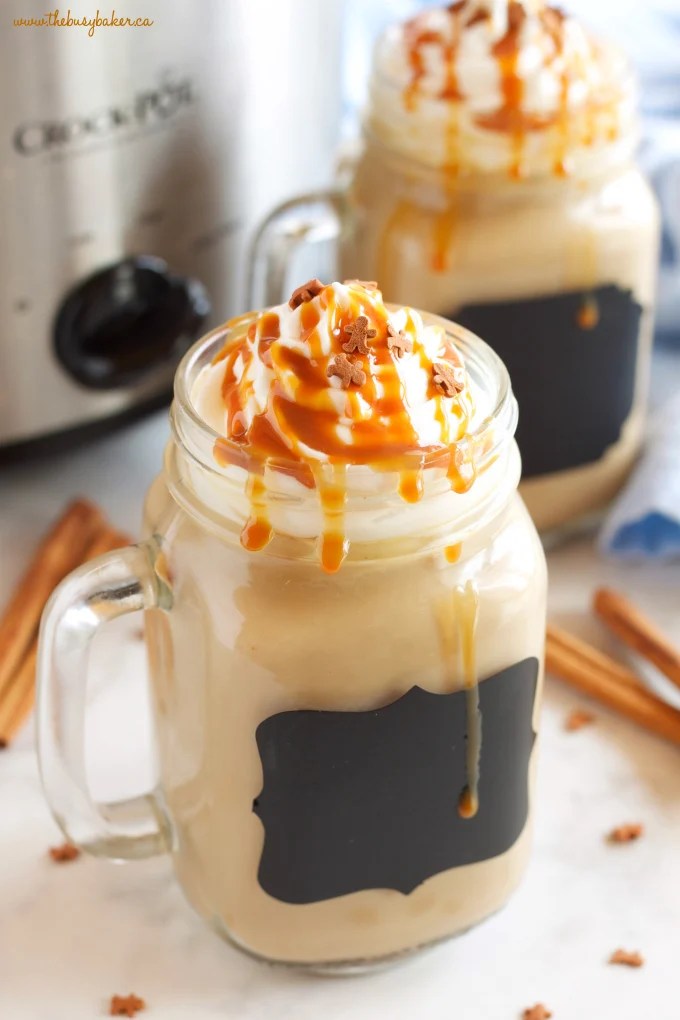 My friends wait eagerly for it every year. Slow Cooker Gingerbread Latte (Starbucks Copycat) - The