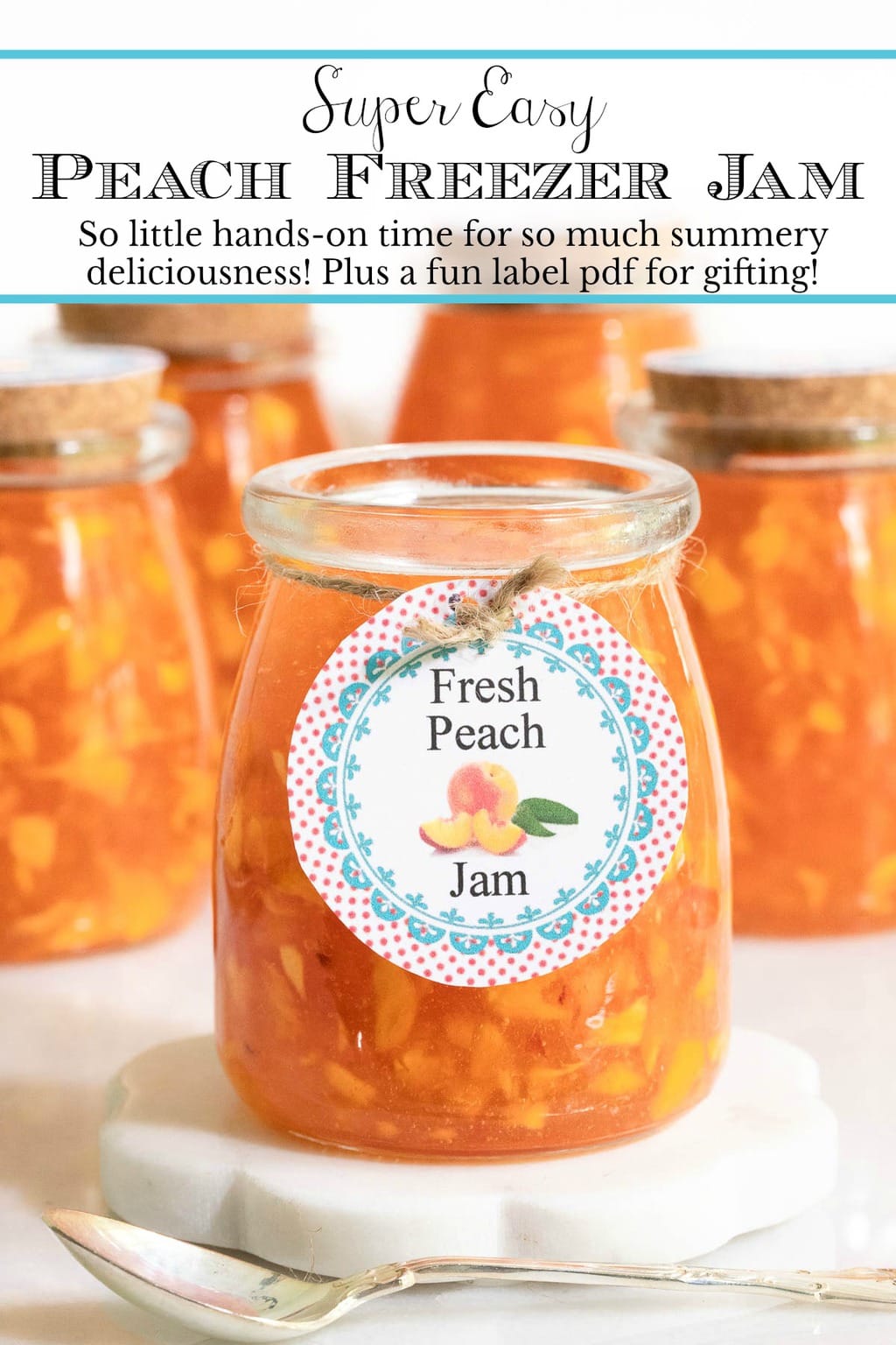 wallpapers No Sugar Peach Freezer Jam super easy peach freezer jam the cafe