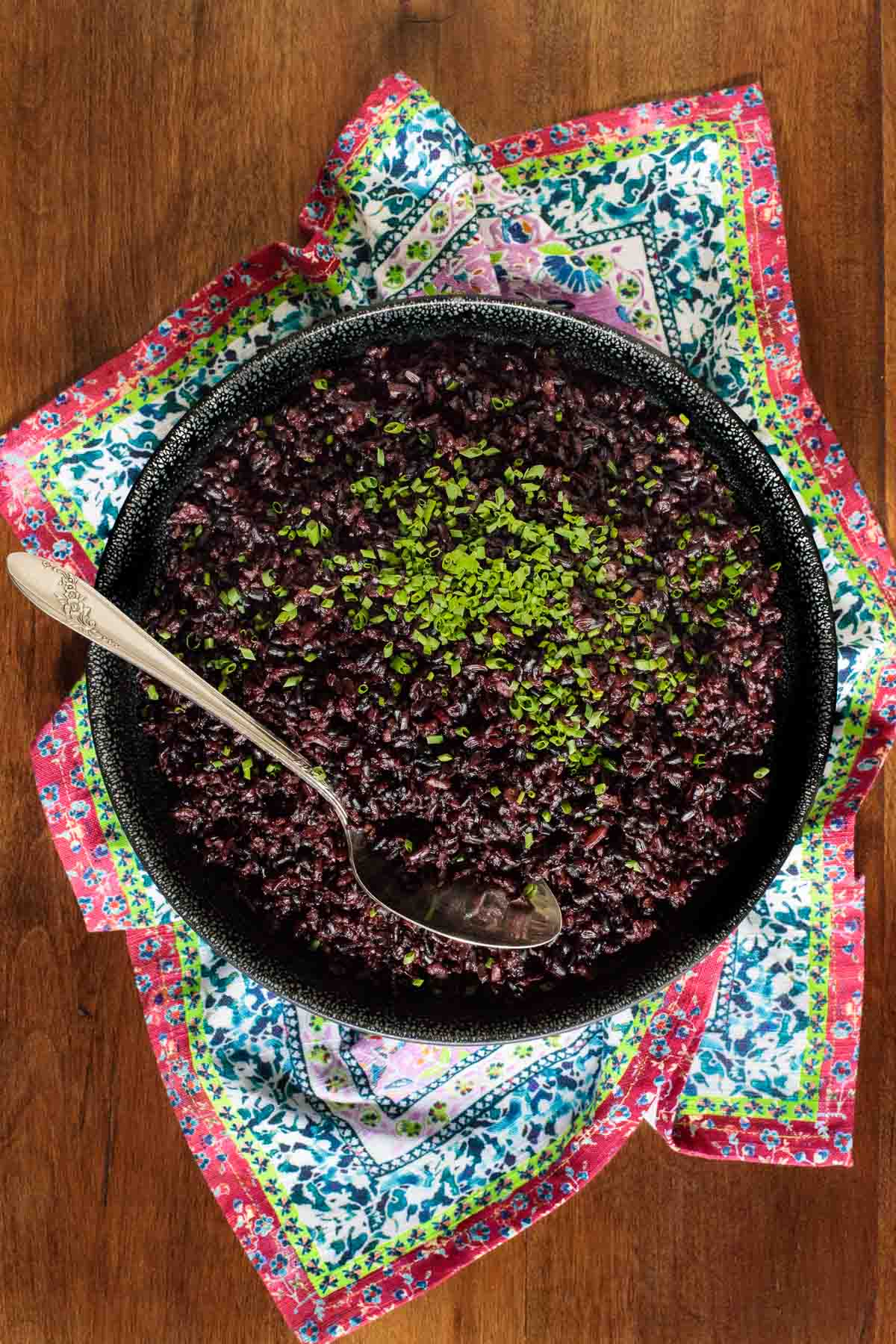 How to cook black rice (aka forbidden rice)