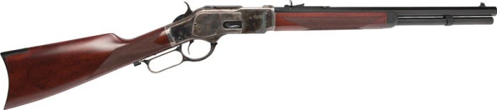 CIMARRON 1873 SADDLE RIFLE - 44/40 WIN 18" CC/BLUED WALNUT