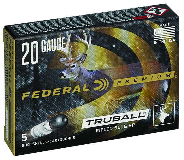 FEDERAL 20GA 2-3/4" MAX. 3/4OZ TRUBALL HP 5 RD/BX 50 BX/CS