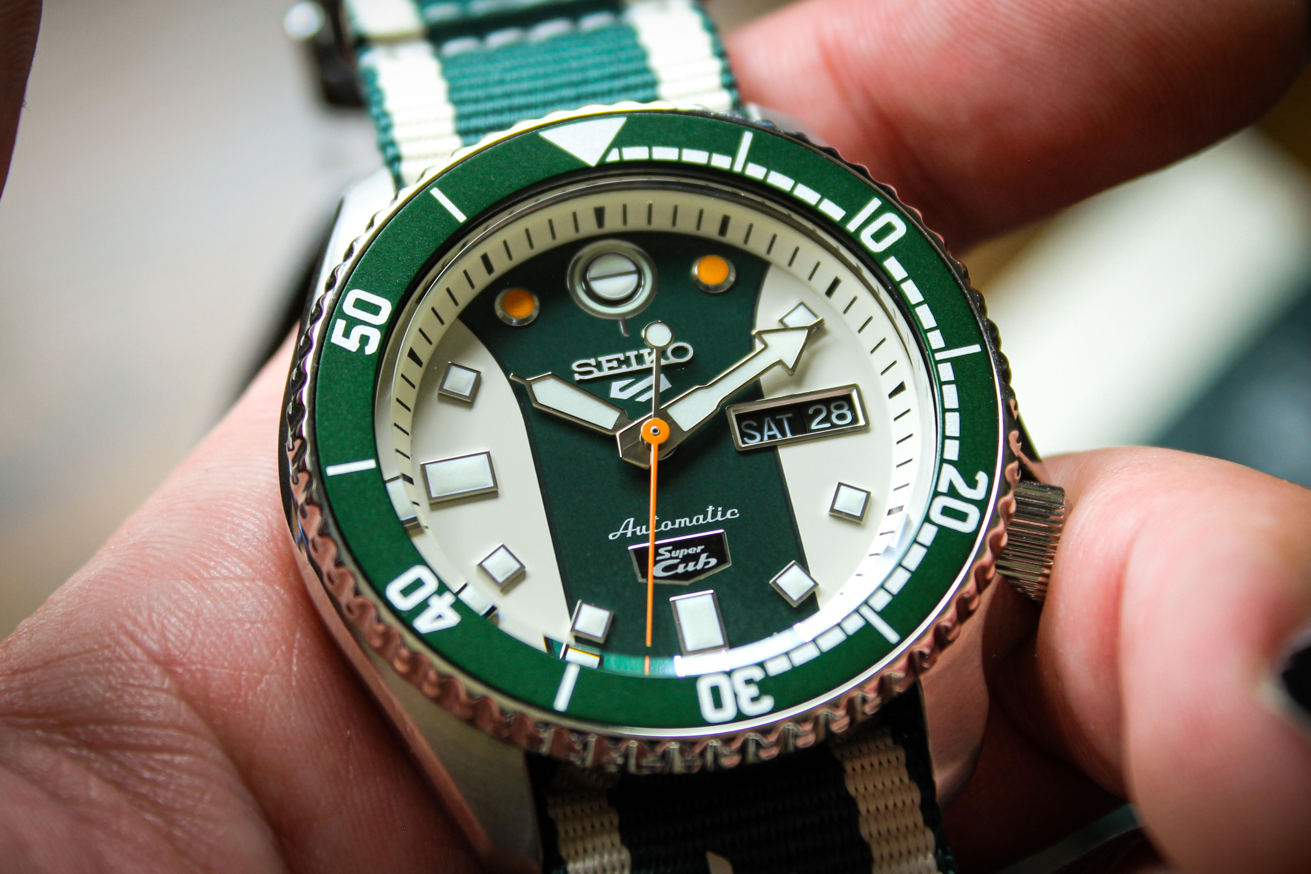 Seiko Sports 5 Super Cub Limited Edition: A Colourful Tribute to a
