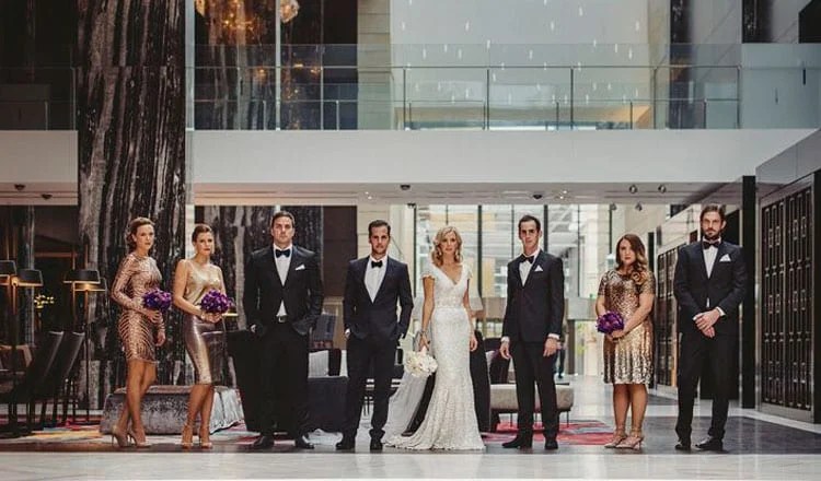 Romanticised Glamour: Jacinta & Matt’s City Chic Wedding