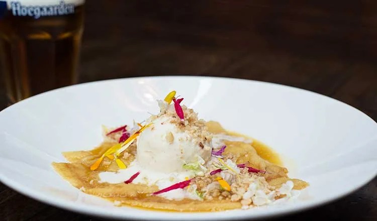 Tasty Crepes Suzette With Candied Orange