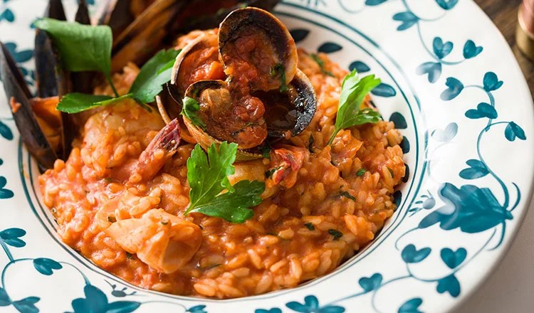 seafood recipe Pescatora Risotto By CrinitI
