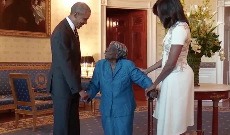 106-Year-Old Dances With The Obamas