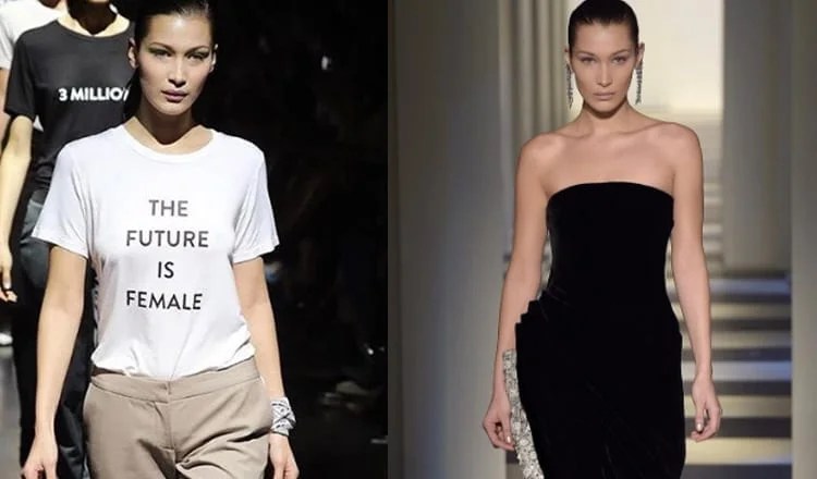Bella Hadid makes emotional appearance at NYFW
