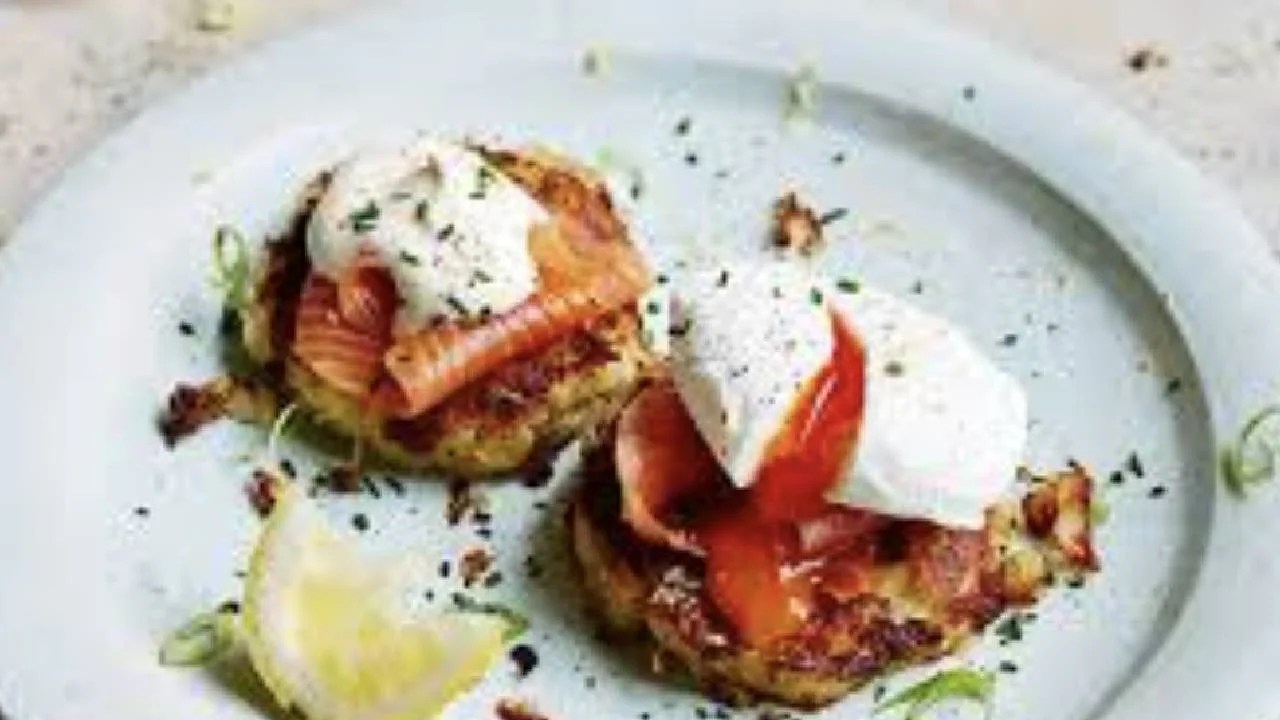 Jamie Oliver’s Potato Cakes With Smoked Salmon