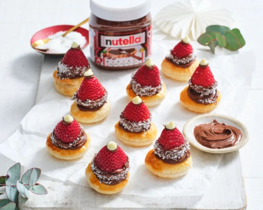Christmas Recipes for Kids Strawberry Santa Hats