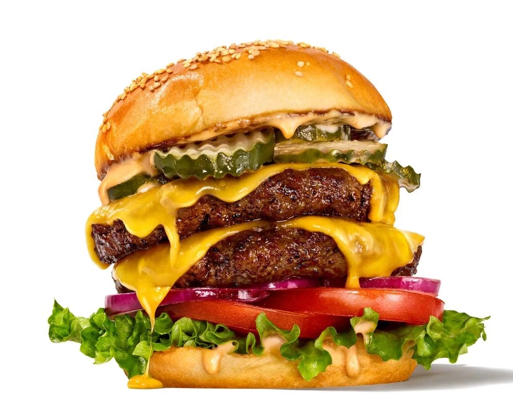 Vegan Aussie Burger with the Lot