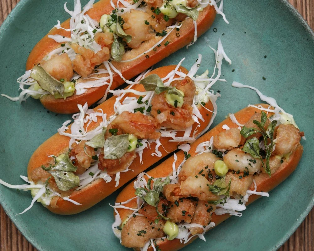 Mindy Woods Prawn Sando