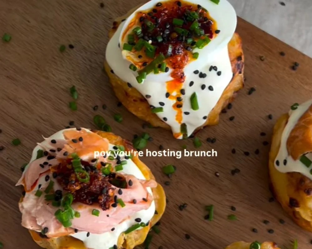 Mozzarella & Hot Honey Potato Gratins