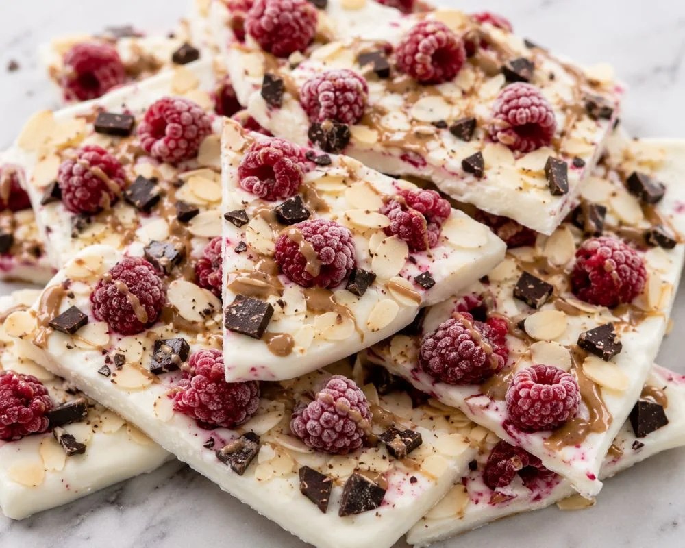 Lunch Box Friendly Yoghurt Bark