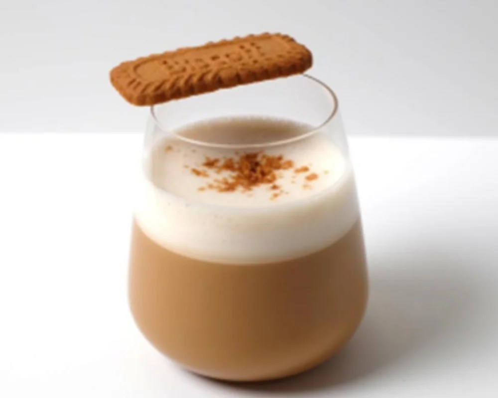 Lactose Free Caramel Biscoff Latte