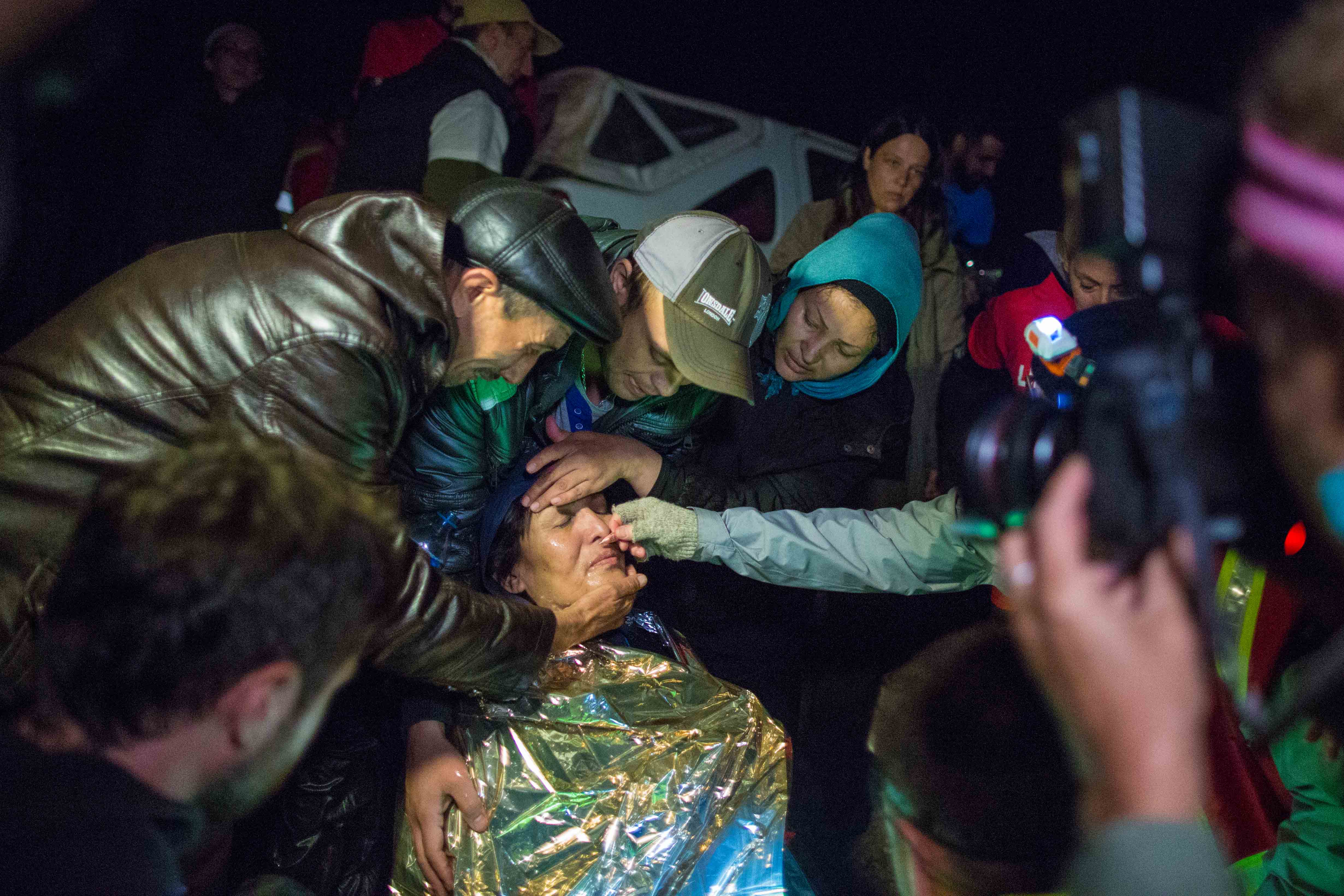 Fresh off the boat paramedics use smelling salt you revive, a woman battles hypothermia and shock.