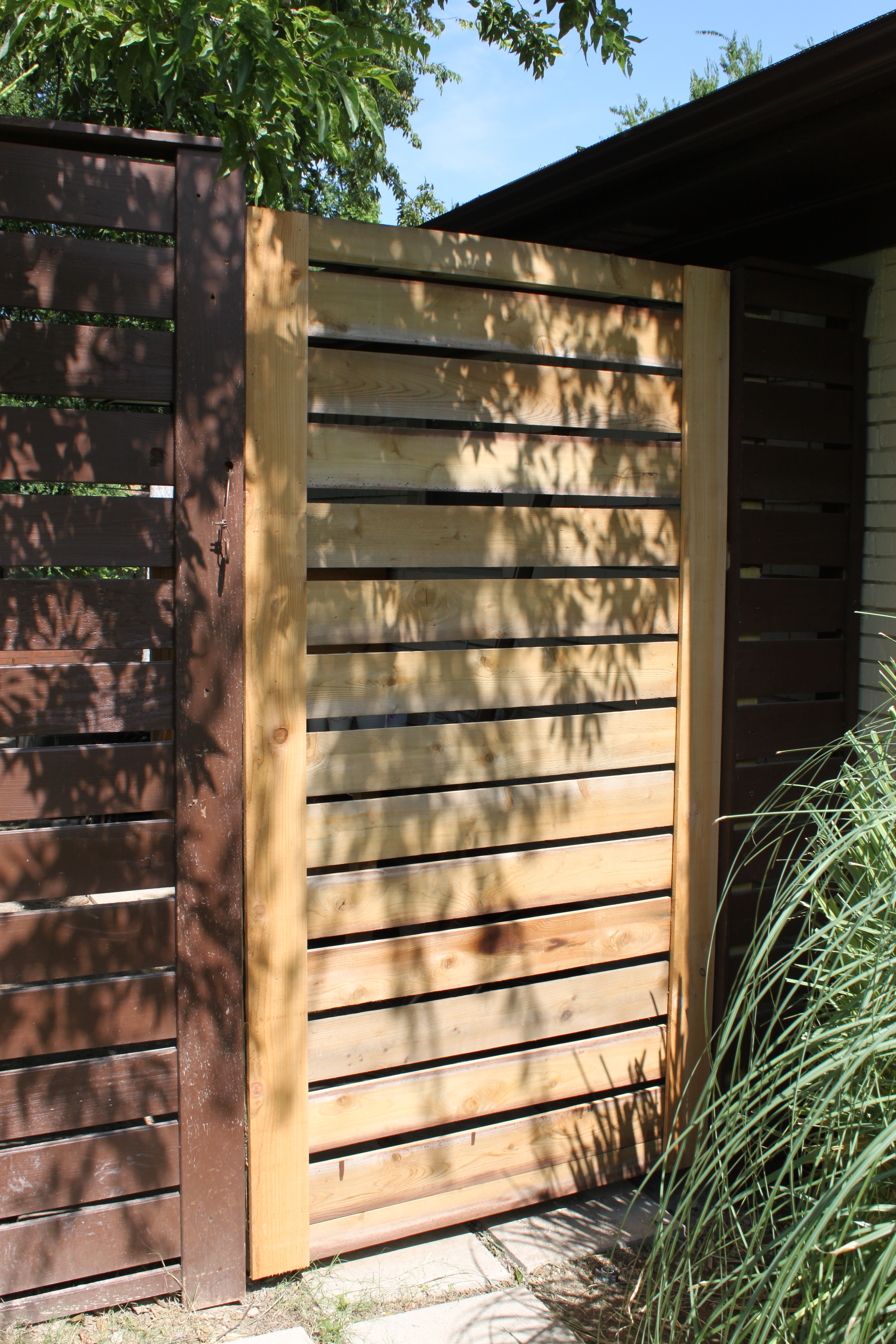 Modern Horizontal Fence The Cavender Diary